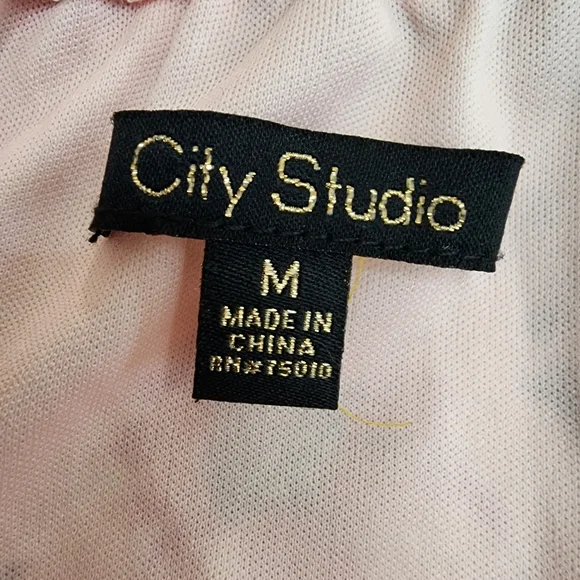 City Studio Empire Waist Sheer Floral Maxi Dress w Cold Shoulder Sleeves - Picture 6 of 8